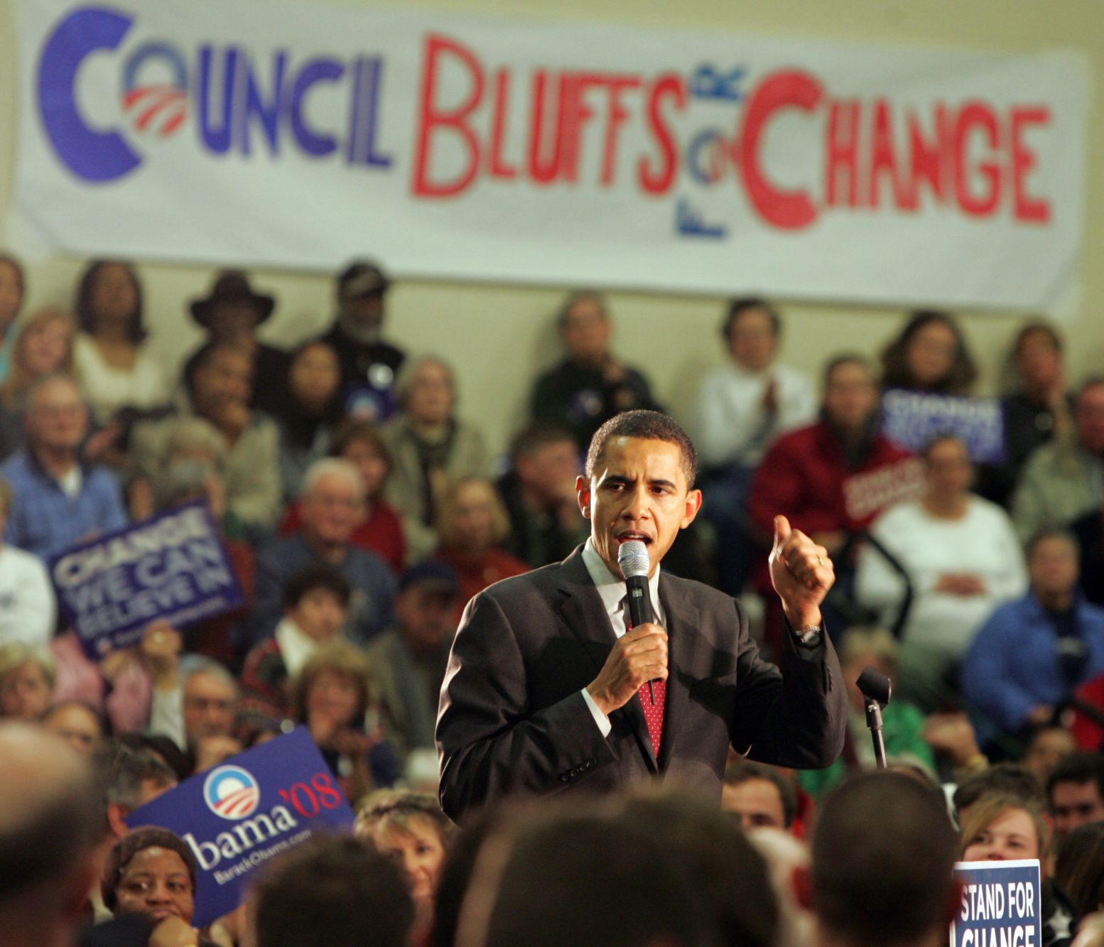 2008: Obama in Council Bluffs